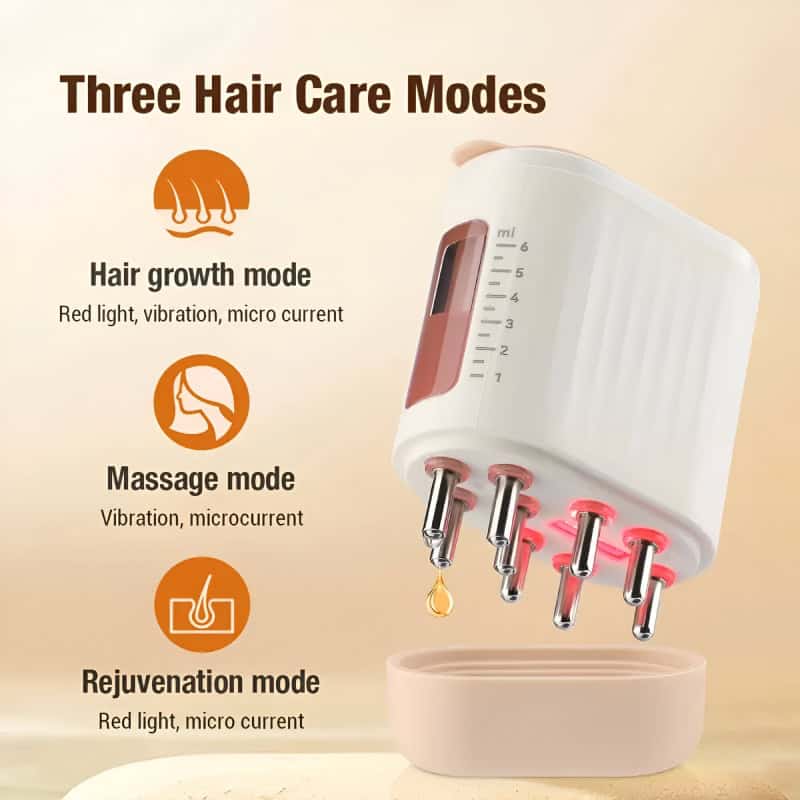 Deep scalp hair growth, massage, and rejuvenation modes for optimal hair care and scalp health. | Monalisa Store.