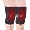 Heated knee brace with portable heating pad and adjustable straps for pain relief and comfort. Designed for joint support, warmth therapy, and rehabilitation, ideal for knee pain treatment.