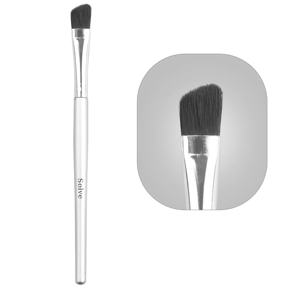 Angled contour brush