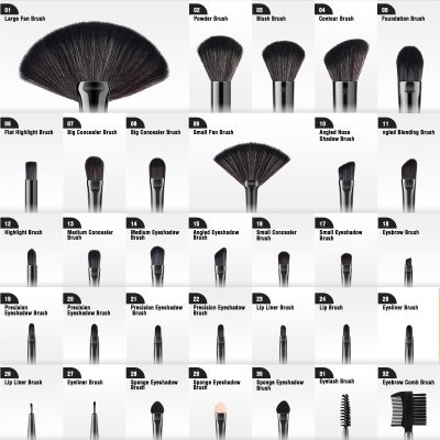 Soft facial makeup brushes for flawless skin, including eyeshadow, concealer, and blush brushes from Monalisa Medical. Discover professional-quality cosmetic tools for everyday beauty routines.