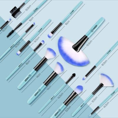 Precision makeup brushes set for flawless beauty and cosmetic application, including eyeshadow, blush, and contour tools from Monalisa Store.