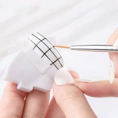 Precision contact lens fitting with specialized tools at Monalisa Medical Store for optimal vision correction. Professional eye care equipment for comfortable lens application.