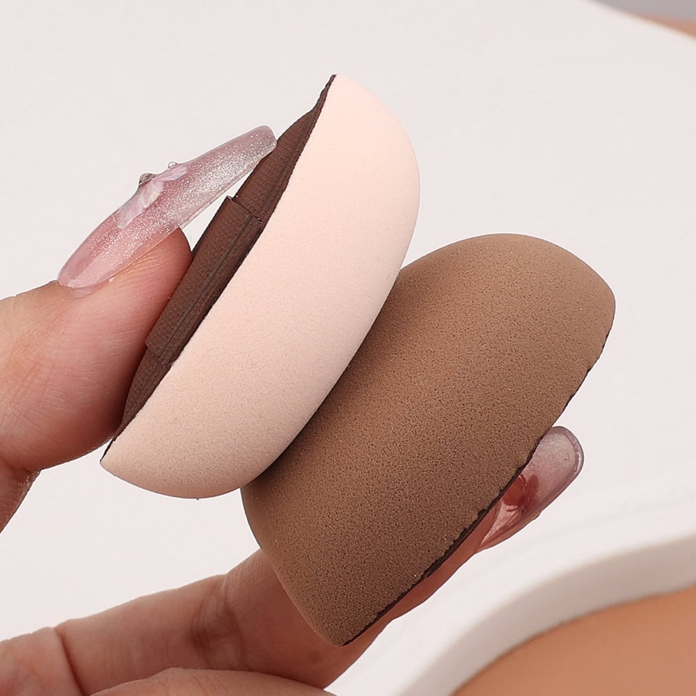 Micellar sponge and beauty blender for makeup application and skincare, featuring dual-sided design for foundation blending and gentle cleansing. Perfect for professional and personal use.