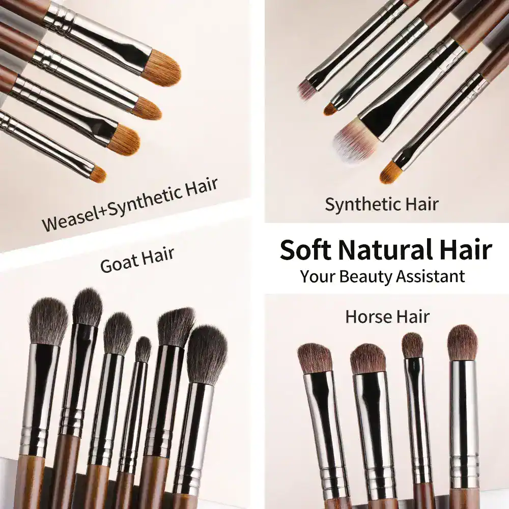 High-quality synthetic and natural hair makeup brushes for professional and beauty use at Monalisa Store. Ideal for face, eyes, and contouring, offering a soft, natural feel and perfect application.