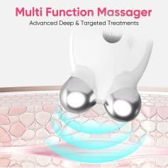 Deep tissue massage device with multiple functions for targeted skincare and muscle relief at Monalisa Medical Store, offering advanced treatment options for skin rejuvenation.