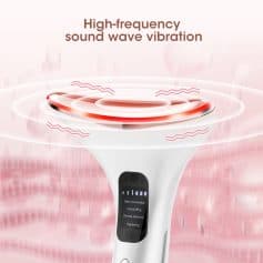 High-frequency sound wave vibration facial gadget for skin rejuvenation, wrinkle reduction, and tightening at Monalisa Store.