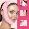 Light pink facial and scalp spa mask for skincare and hair care, facial lifting, facial skin tightening, hair removal, and pore cleansing.