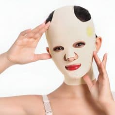 Silicone facial mask for skincare and beauty treatments, used in aesthetic clinics and spas. Perfect for facial rejuvenation, skincare, and cosmetic procedures at Monalisa Medical Store.