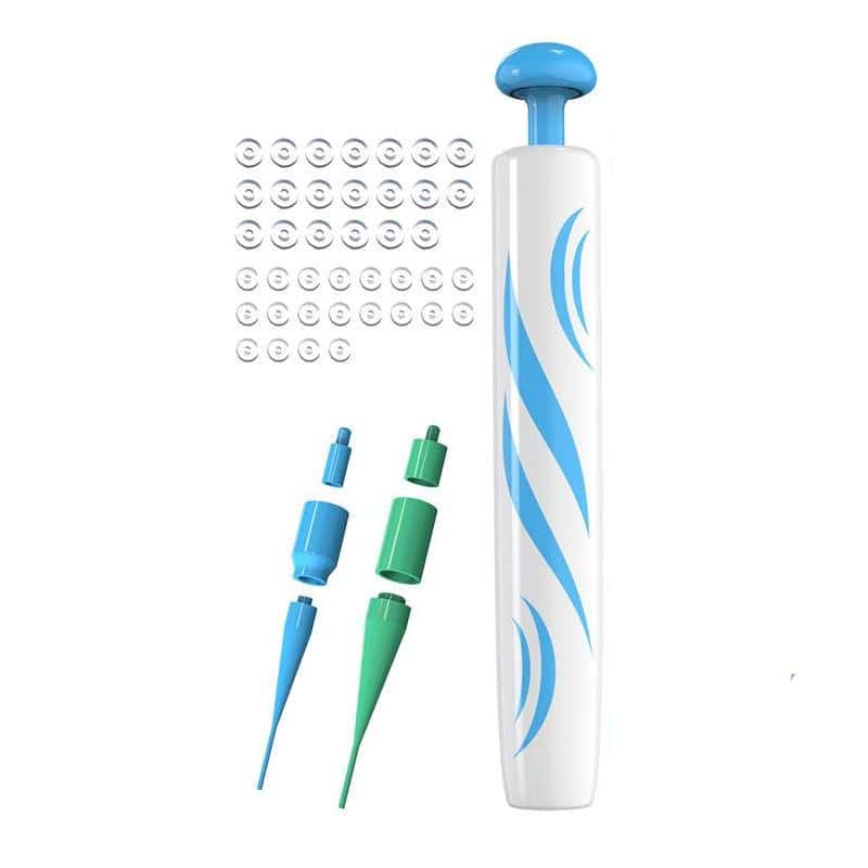 Invisible teeth whitening pen with replaceable tips and whitening capsules, designed for convenient at-home dental care. Easy application for bright, healthy smile.
