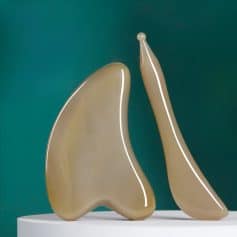 Sculptural abstract art pieces in beige tones, sleek and modern design, perfect for contemporary home decor and aesthetic enhancement.