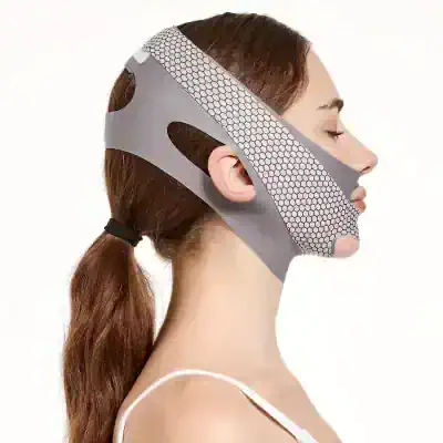 High-tech facial slimming and contouring mask with adjustable strap, designed for advanced skincare and aesthetic treatment at Monalisa Medical Store.