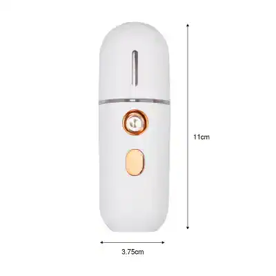 Ultra-quiet portable facial steamer for skincare and beauty treatments, compact size ideal for at-home use, Monalisa Store.