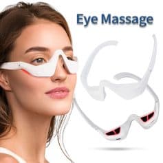 High-tech eye massage glasses for relaxation and eye care at Monalisa Store.
