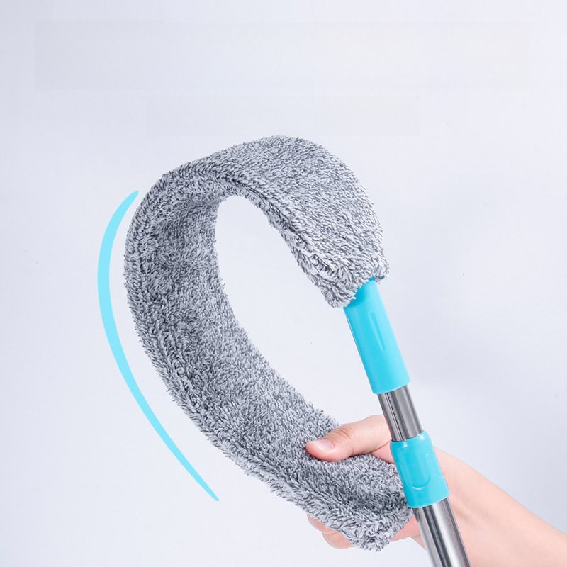 Microfiber dust mop head for cleaning, versatile cleaning tool for hardwood and tile floors, easy to use with a lightweight handle, ideal for home and commercial cleaning.