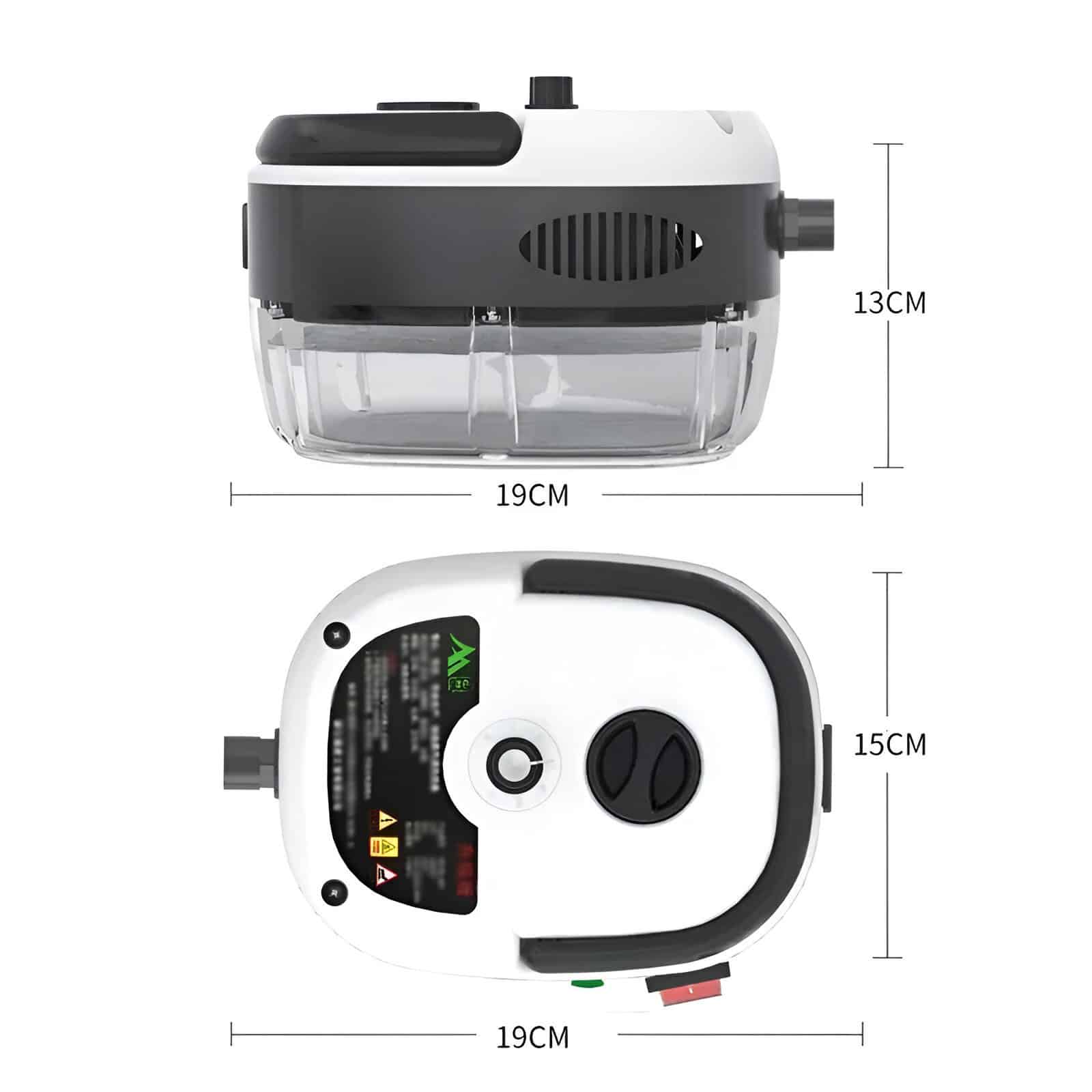 Compact portable oxygen concentrator machine with adjustable flow, ideal for home and travel use. Easy to operate, lightweight, and durable for continuous oxygen therapy.