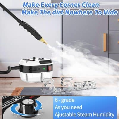 Steam humidifier for home or medical use, adjustable steam control, 6-grade humidity levels, portable, for skin and respiratory health, Monalisa Store.