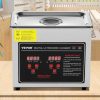 Ultrasonic cleaner machine for professional sterilization and jewelry cleaning, featuring digital control panel, temperature, and timer settings, ideal for medical and cosmetic environments.