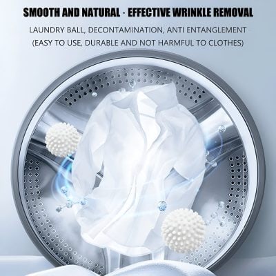 Clothes being cleaned in a washing machine drum, representing laundry and garment care at Monalisa Store, emphasizing effective and gentle washing solutions.