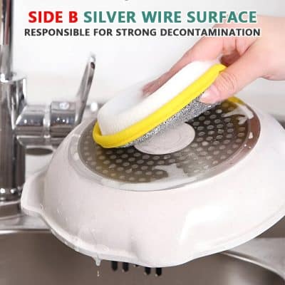 Siliver wire surface cleaning on ultrasonic cleaner, used for dental, jewelry or electronic decontamination at Monalisa Store, emphasizing professional decontamination services and sterilization.