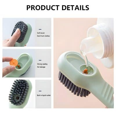 Microdermabrasion facial scrub brush with liquid outlet for skincare, gentle cleaning, and improved skin texture.