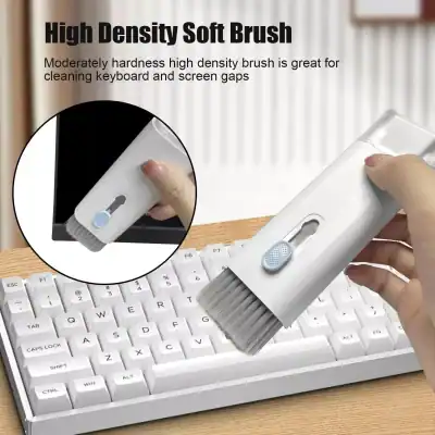 High Density Soft Brush for cleaning keyboard and screen gaps, ideal for maintaining hygiene of your tech devices.