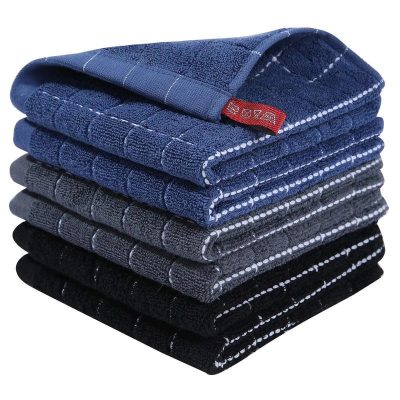 Luxury men's and women's towel set with high absorbency and softness, available in blue, gray, and black, perfect for face, body, and hand drying at Monalisa Medical Store.