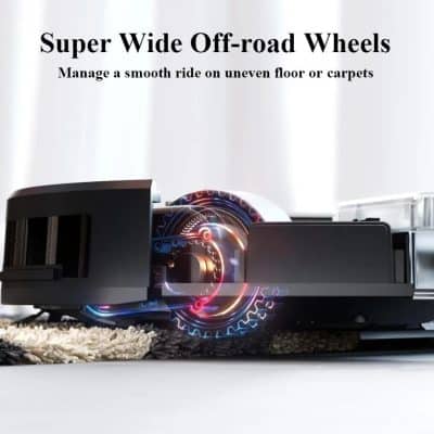Super wide off-road wheel on a smooth carpet managing uneven floor for enhanced vehicle performance at Monalisa Store.