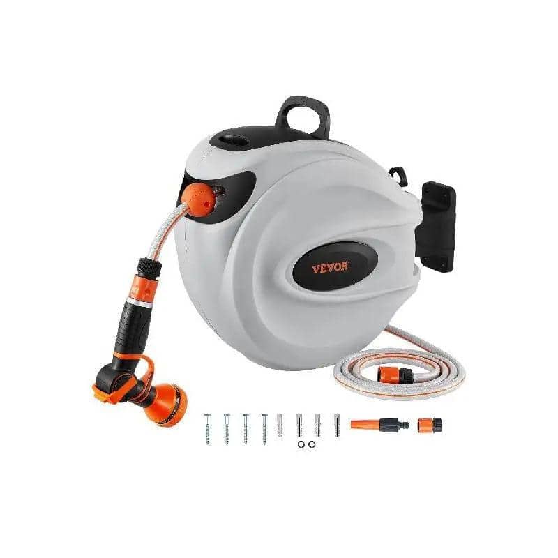 High-pressure irrigation system with adjustable nozzle, for garden and lawn care, ideal for efficient watering and irrigation tasks.