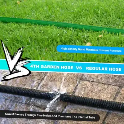 High-density nano materials prevent puncture damage in garden hoses for durable outdoor watering solutions.