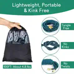 Flexible, lightweight optical cable for medical and optometry use, tangle-free, no kinks, no twists, portable design, weighs about 4.8 lbs. for easy transportation.