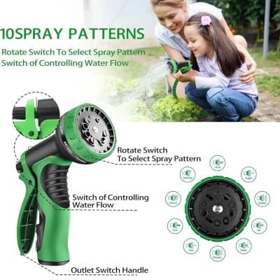 Pump sprayer with adjustable spray patterns and water flow control for garden watering and plant care. Ergonomic handle, easy to operate, ideal for home and professional gardening needs.