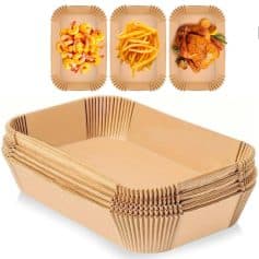 Biodegradable paper food trays with compartments, ideal for serving shrimp, fries, and roasted chicken in restaurants and food events. Eco-friendly, disposable, and perfect for takeaway.
