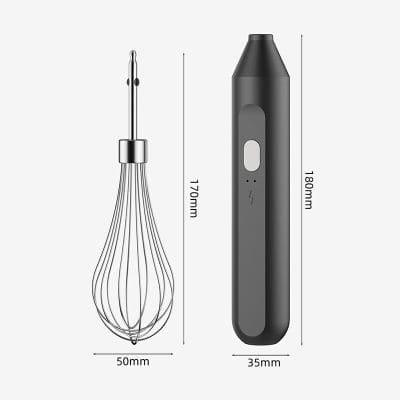 Whisk attachment and digital handheld thermometer for professional cooking and kitchen use, features precise temperature measurement, ergonomic design, and durable materials for optimal culinary results.