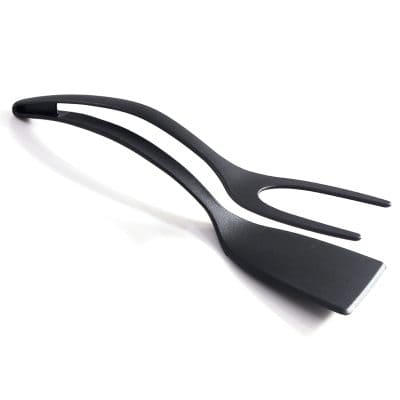 Surgical tweezers with a sleek black design, ideal for precision medical procedures and eye care treatments.
