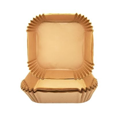 Gold foil bakery cupcake liners, eco-friendly disposable baking cups for desserts, muffins, and pastries, perfect for special occasions and catering.