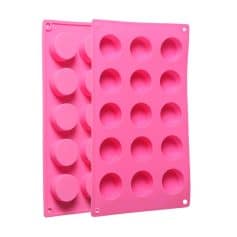 Silicone mold for making colorful candies, chocolates, or soap shapes, perfect for DIY projects and creative baking. Durable, flexible, and easy to clean.
