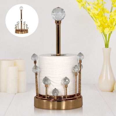 Elegant marble cake stand with crystal crystal accents, perfect for luxurious celebrations and stylish dessert presentation. Made with high-quality materials, ideal for upscale home decor and special occasions.