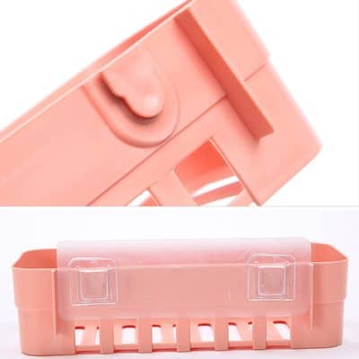 Pink eyeglass storage case, portable and stylish, designed for organizing and protecting eyeglasses or sunglasses. Ideal for travel and everyday use to keep glasses safe and scratch-free.