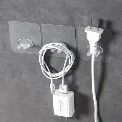 Flexible wall-mounted power strip with USB ports and charging cables for clinic and medical equipment.
