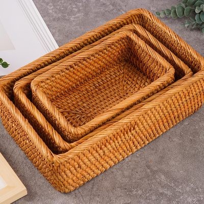 Wicker baskets for storage, eco-friendly home organization, natural woven baskets, stylish and durable wicker containers, Monalisa Medical store product.
