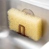 Cellulose sponge for cleaning in sink, kitchen or bathroom, eco-friendly and biodegradable cleaning tool, durable and highly absorbent sponge.