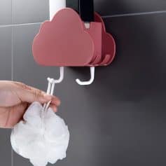 Cloud-themed soap dispenser for medical hygiene at Monalisa Store, modern bathroom decor, pink cloud design, easy soap refilling, hygiene essentials for healthcare facilities, sleek wall-mounted style.