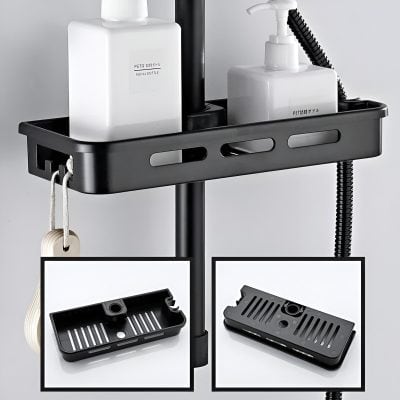Disposable razor blade holder for medical and beauty treatments, showcasing hygienic and stainless steel razor blades on a sleek black cart for professional salons and clinics.