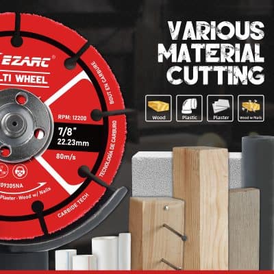 High-quality cutting disc for wood, plastic, plaster, and nails - ideal for various material cutting needs at Monalisa Medical Store.