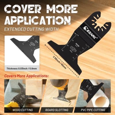 Efficient woodworking, board slotting, and PVC pipe cutting with the Monalisa store multi-purpose utility saw, ideal for precise cuts in various construction and DIY projects.