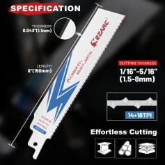 High-quality heavy duty hand saw for precise metal cutting, ideal for plumbing and industrial use at Monalisa Medical Store.