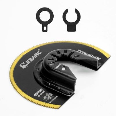 Circular saw blade for woodworking with precision teeth and durable construction. Ideal for professional and DIY projects, featuring a split arbor hole design for compatibility with various tools.