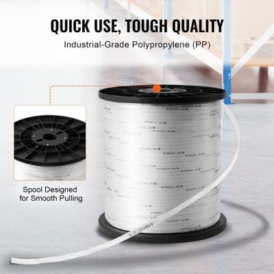 Spool of high-quality polypropylene dental floss from Monalisa Store, designed for smooth pulling and optimal oral hygiene.