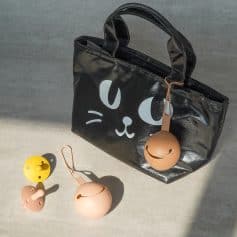 Black cat tote bag with MonalisaStore logo, reusable eco-friendly design, perfect for shopping or daily use. Durable material and stylish look make it ideal for carrying essentials safely.