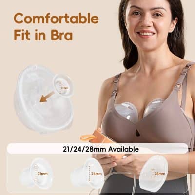 Silicone bra inserts for comfort, padding, and support, with available sizes 21mm, 24mm, and 28mm for customizable fit, ideal for enhancing breast shape and confidence.